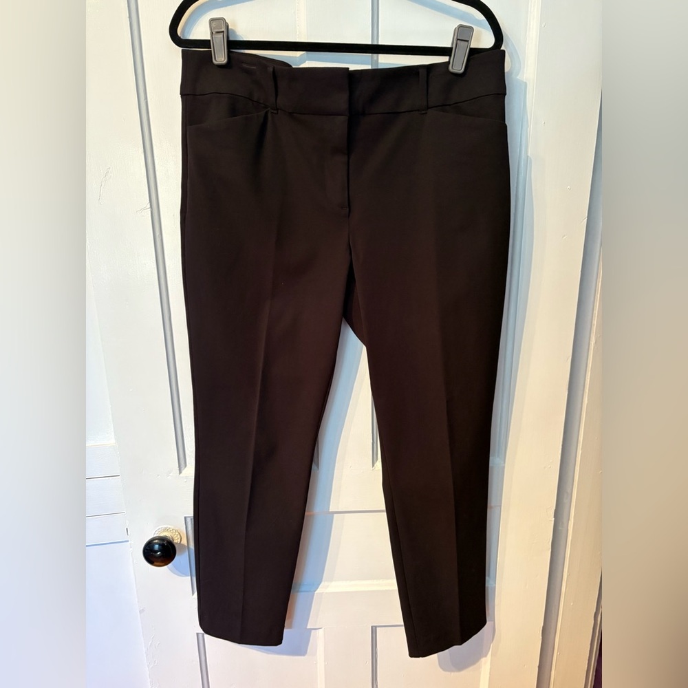 Loft Outlet Black Skinny Ankle Pants